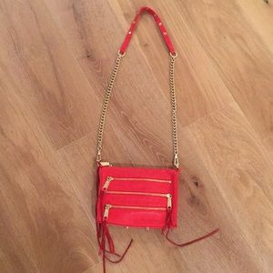 Rebecca Minkoff 3 zip Moto cross body